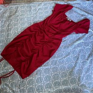 Almost famous red corset dress
